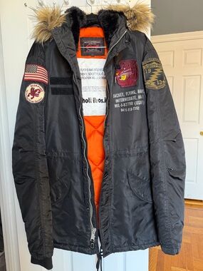 SCHOTT MEN’S CROSSFIRE PARKA, L